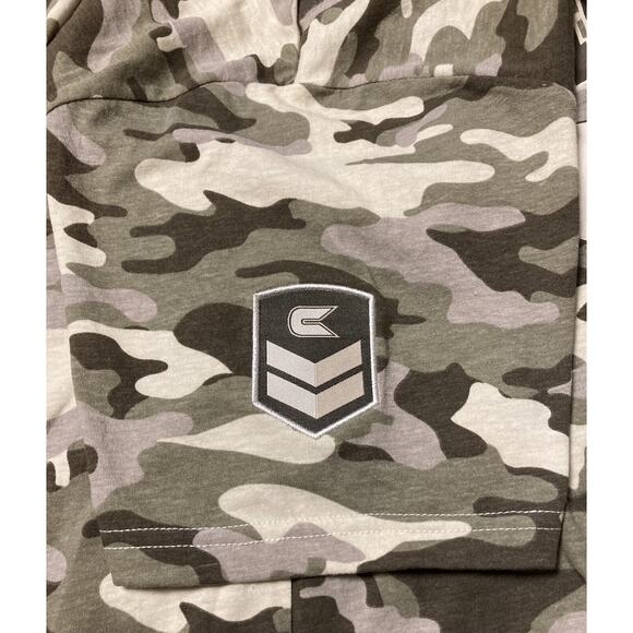 Mens Colosseum Tee T-Shirt Military Home of the Brave Camo w Patches Large NWT - Picture 5 of 7